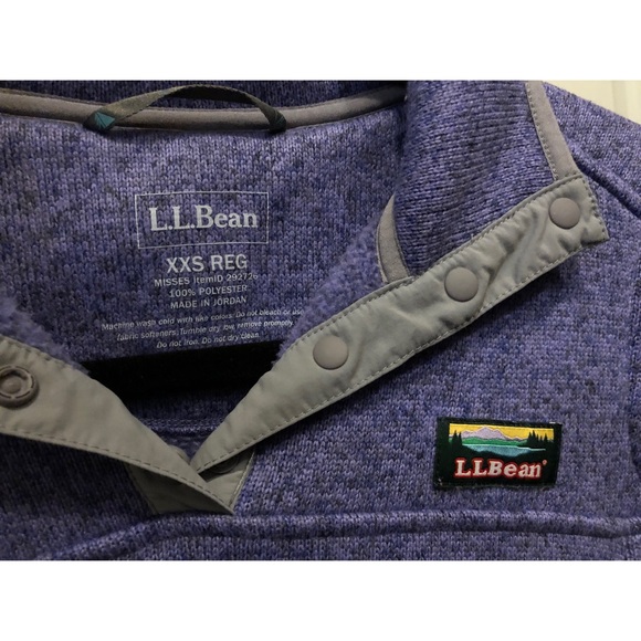 Women’s LL Bean Sweater Fleece Pullover - Picture 4 of 4